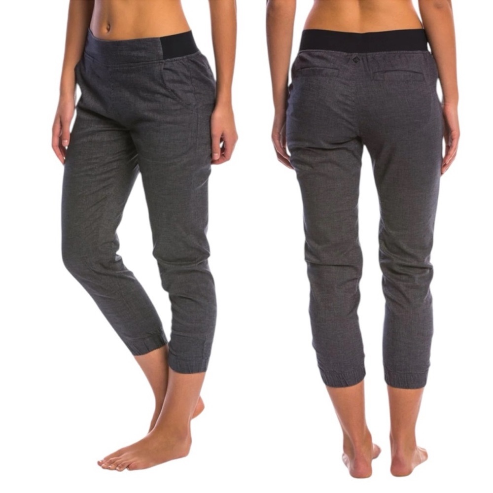 Prana Annexi Yoga Pant Women’s Small Heather Gray Joggers Pull On Elastic Waist - Picture 1 of 9